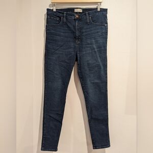 Madewell 10" Inch High Rise Skinny Jeans Size 32
